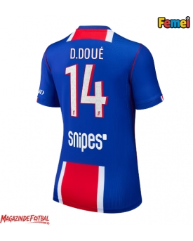 Paris Saint-Germain Desire Doue #14 Tricou Fotbal Replică 2026-27 Femei Acasa Paris Saint-Germain Desire Doue #14 Tricou Fotbal Replică 2026-27 Femei Acasa